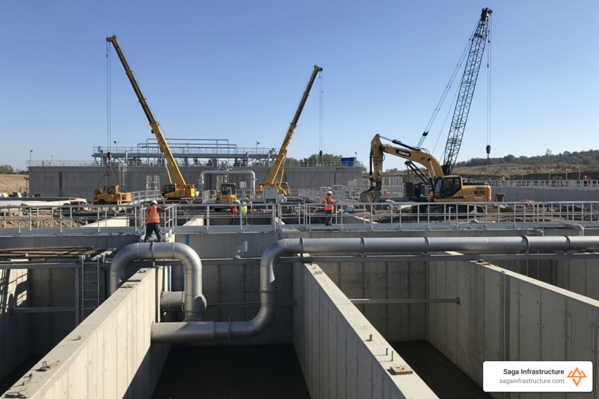 water treatment plant construction