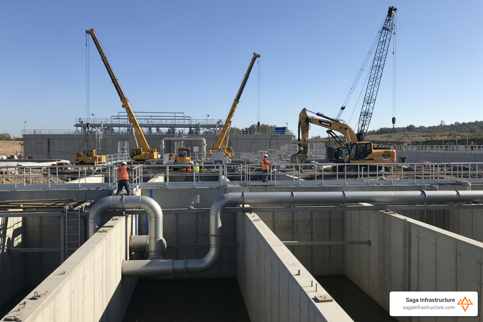 water treatment plant construction