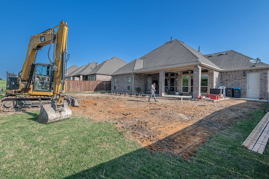 yard leveling contractor
